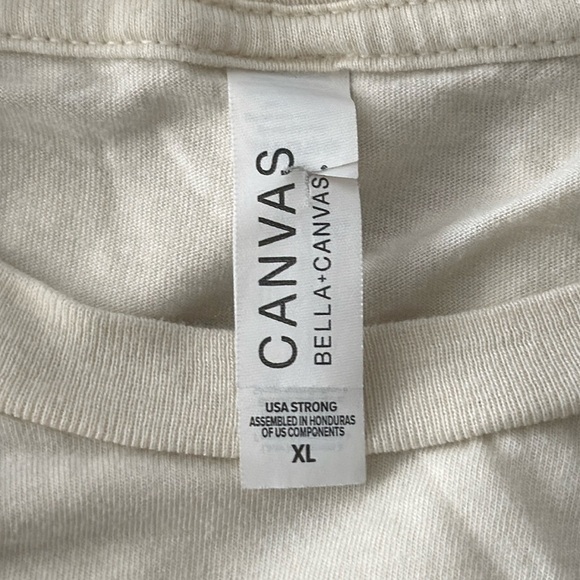 Bella + Canvas Virgo Short Sleeve Astrology Tee Shirt in Cream Women's Size XL - Picture 5 of 6